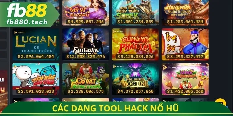 Các dạng tool hack nổ hũ