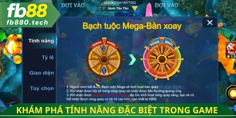 Khám phá tính năng đặc biệt trong game