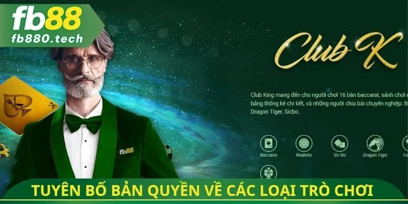 Tuyên bố bản quyền về các loại trò chơi